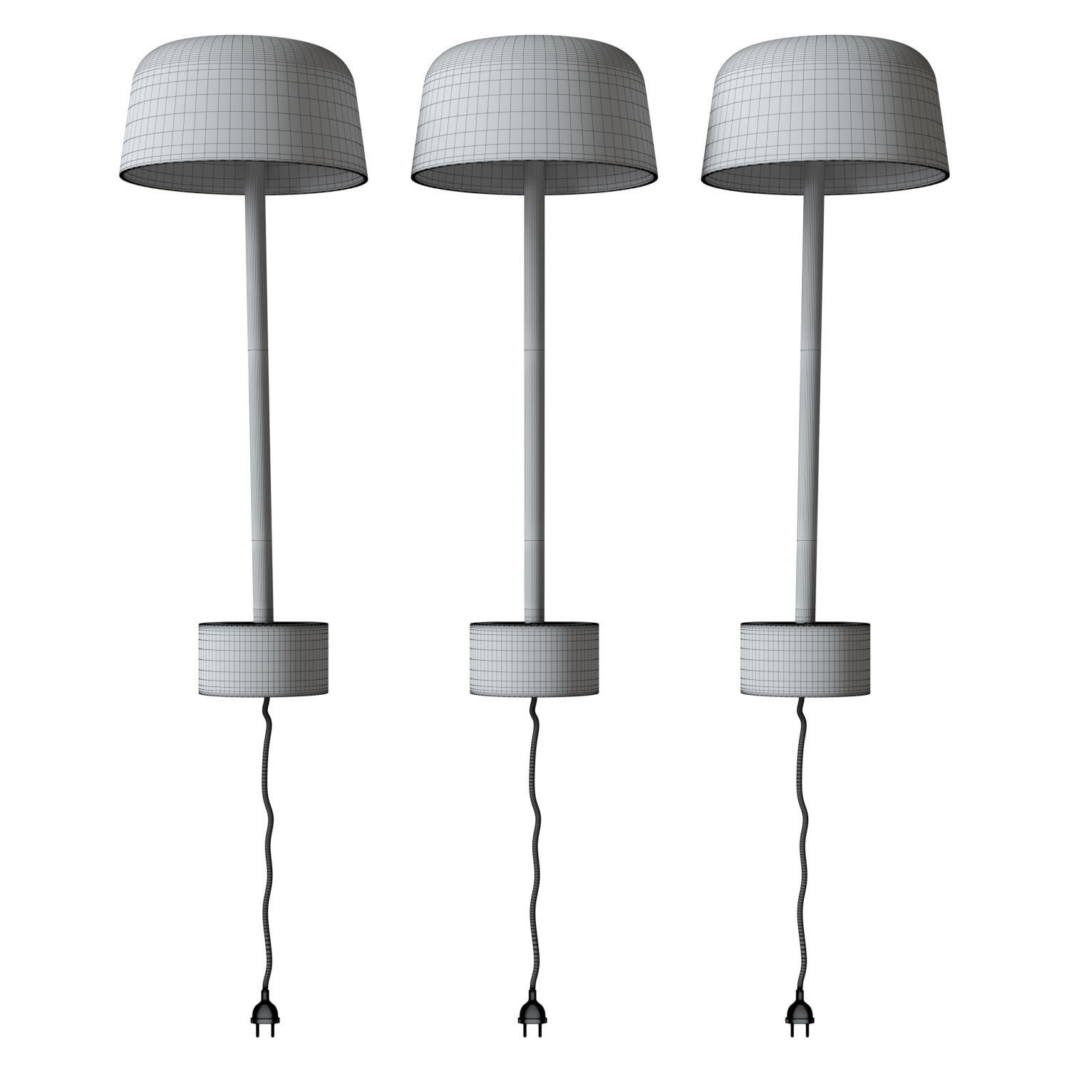 Lean Wall Lamp 3D model_4