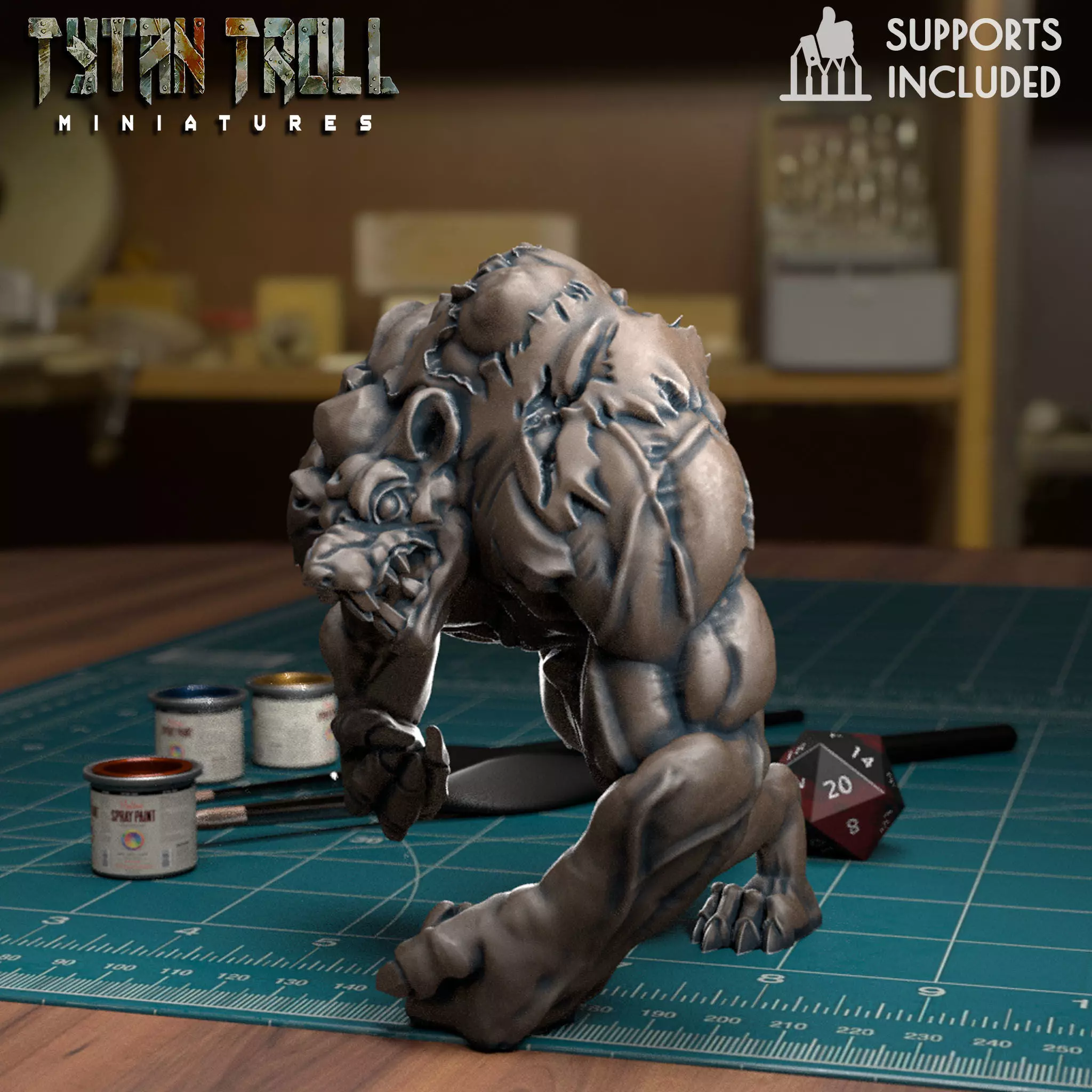 Rat Hyde - Pre-Supported 3D print model