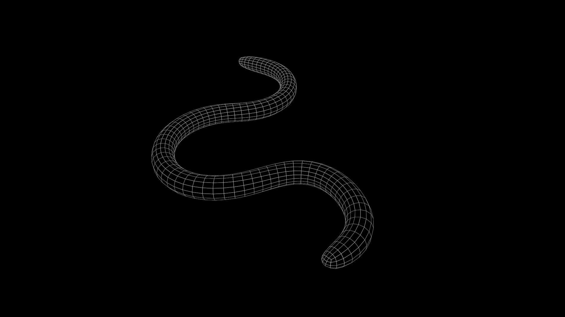 EARTHWORM worm Low-poly 3D model_6