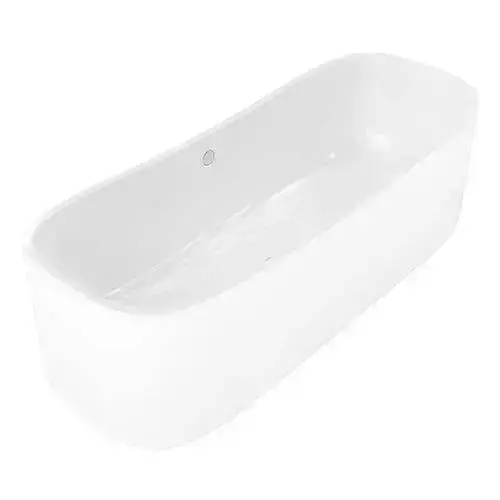 White Deep Bathtub
