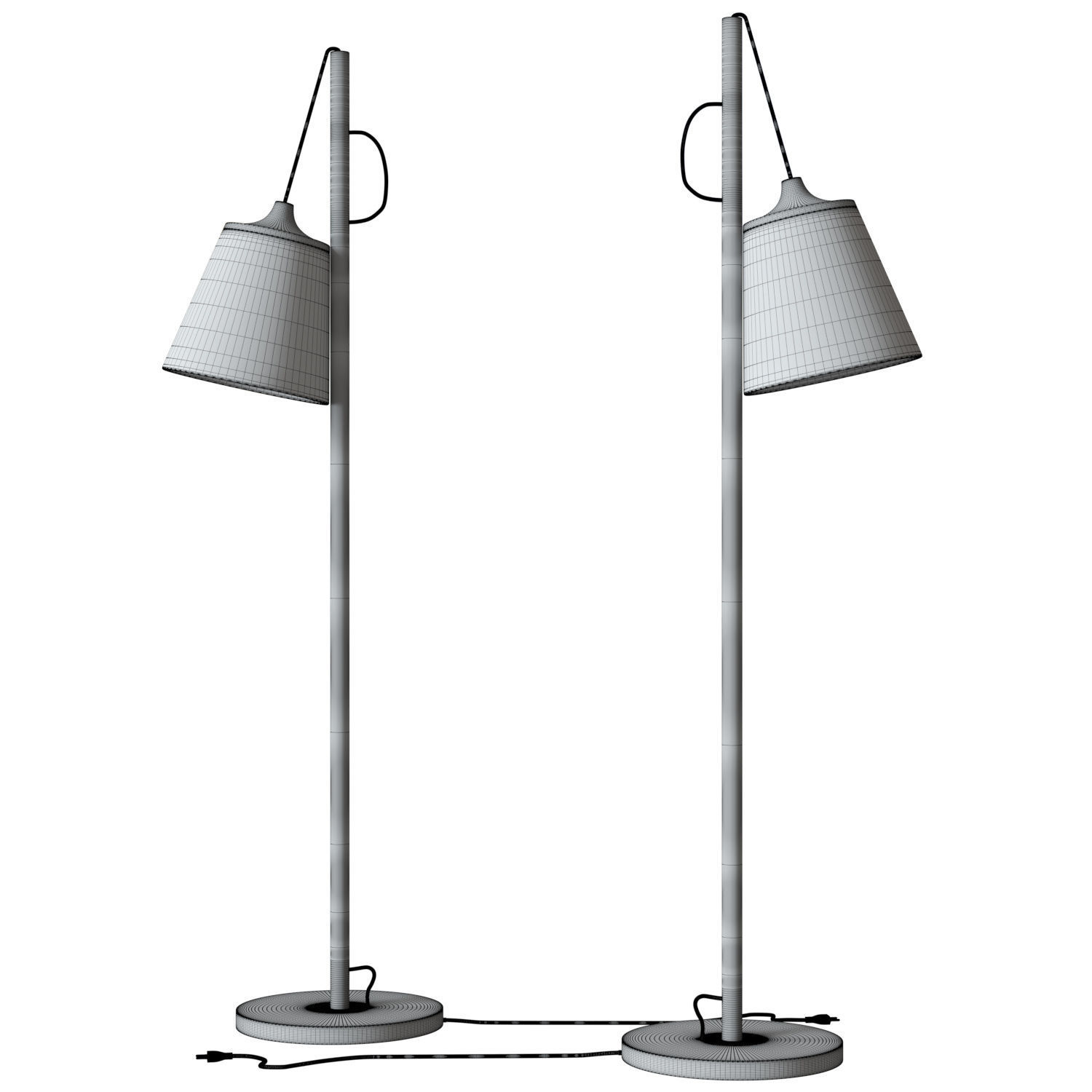 Pull Floor Lamp 3D model_4