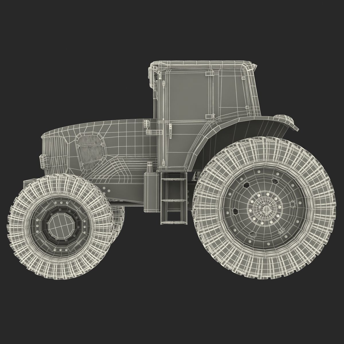 Tractor Generic 3D model_41