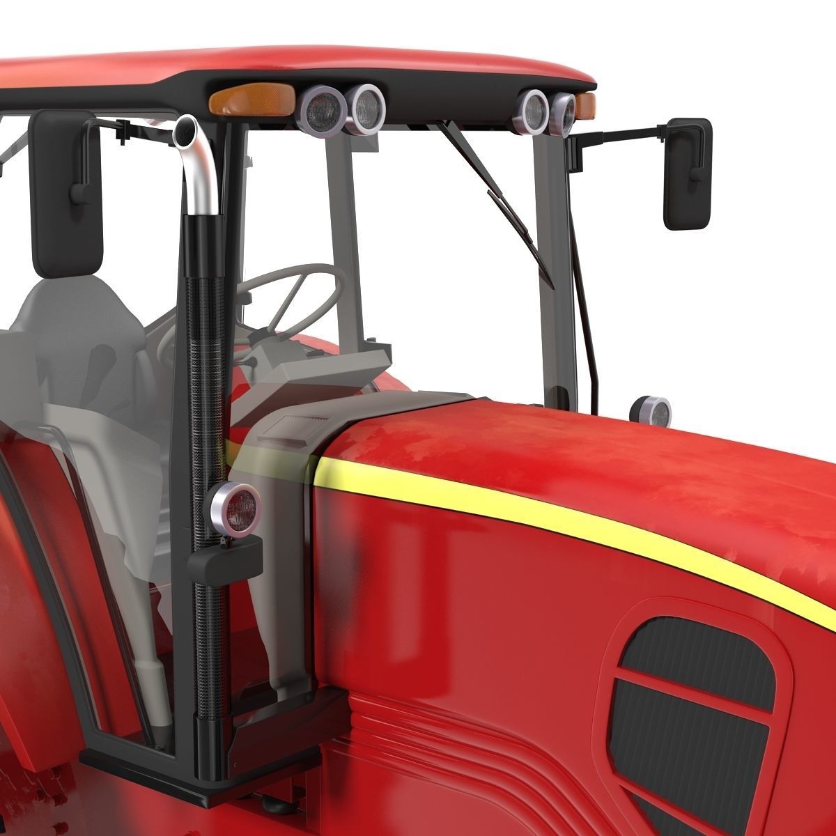 Tractor Generic 3D model_13