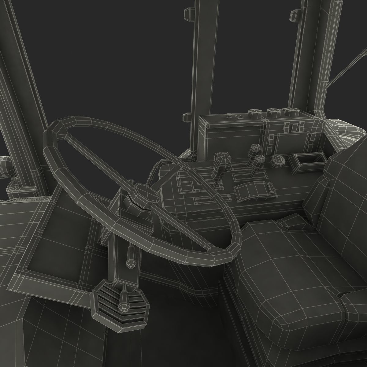 Tractor Generic 3D model_59