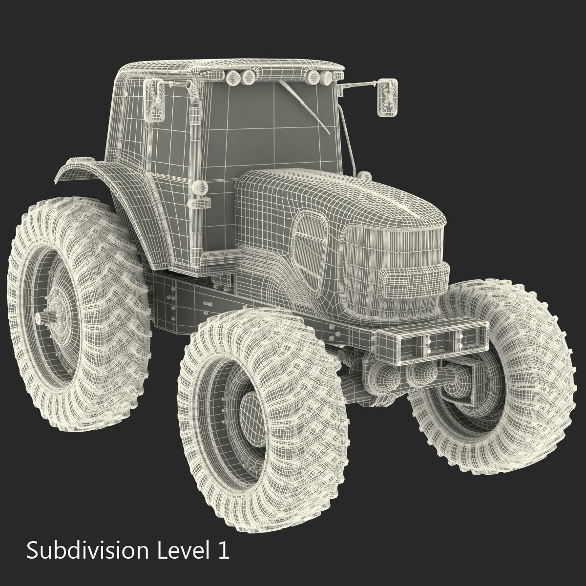 Tractor Generic 3D model_30