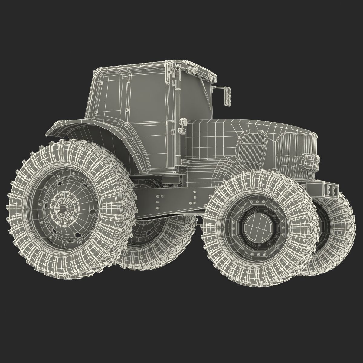 Tractor Generic 3D model_43