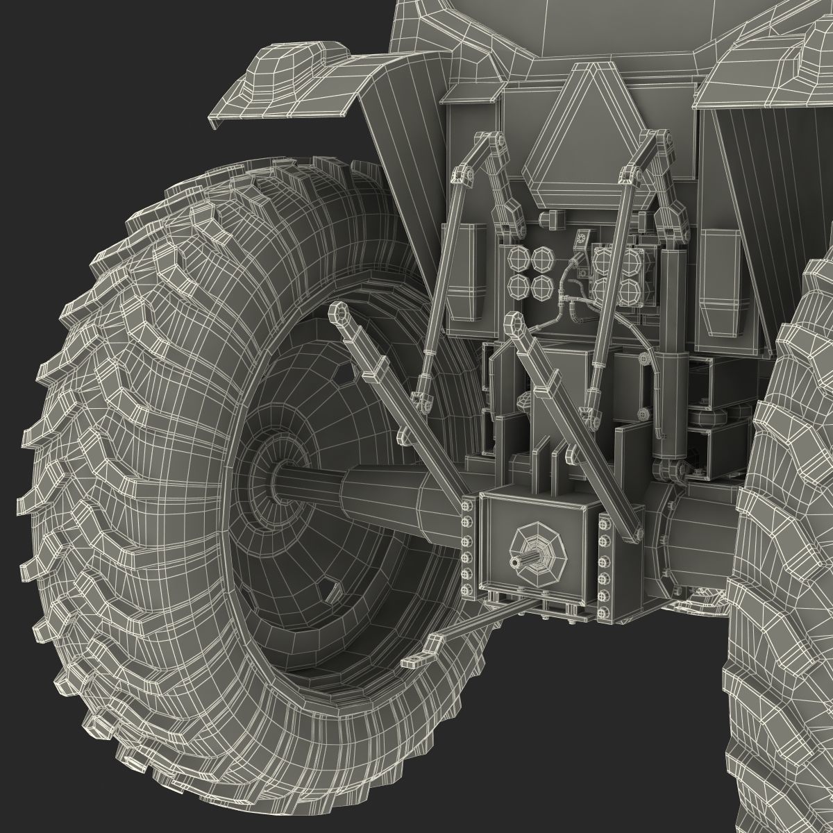 Tractor Generic 3D model_49