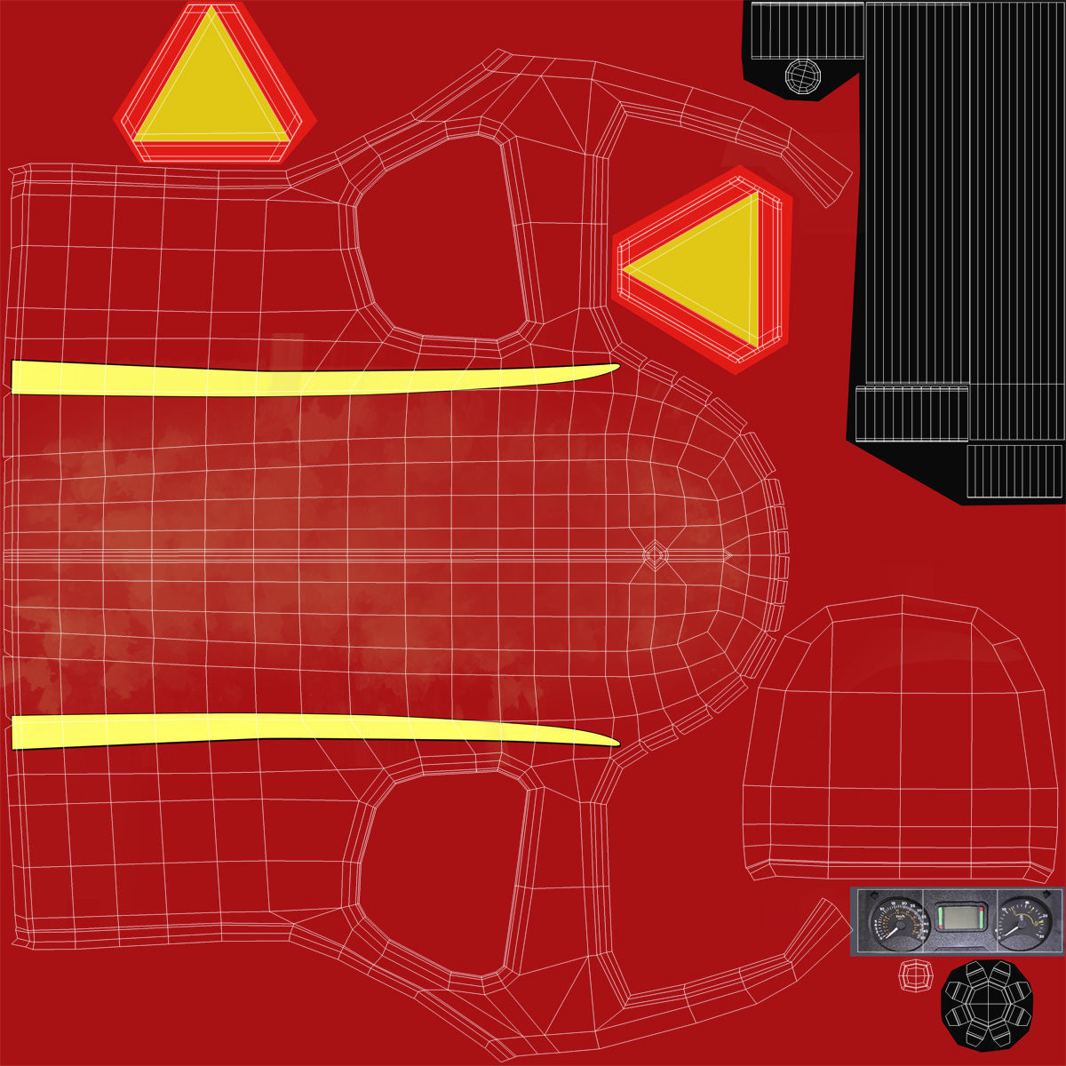 Tractor Generic 3D model_32