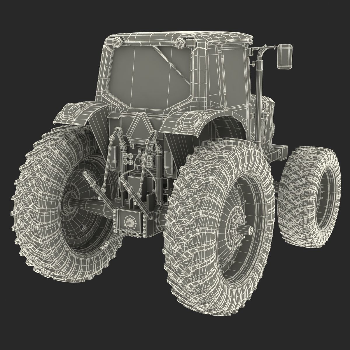 Tractor Generic 3D model_44