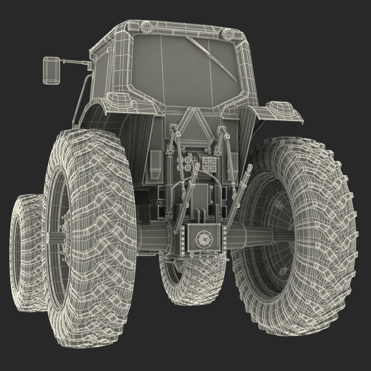 Tractor Generic 3D model_45