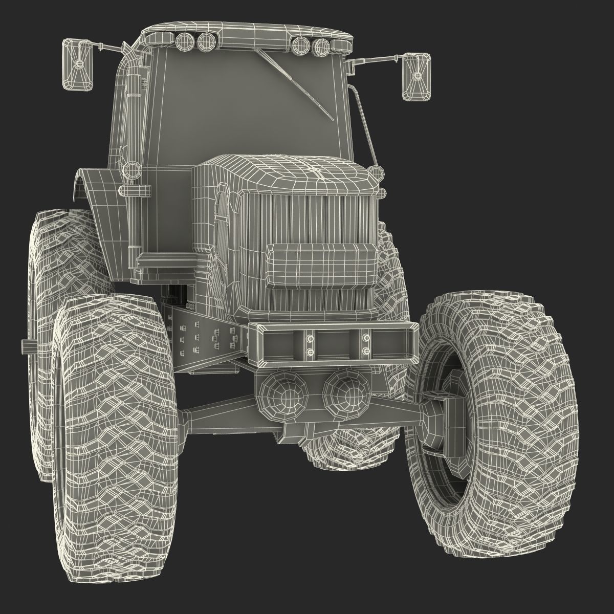 Tractor Generic 3D model_42