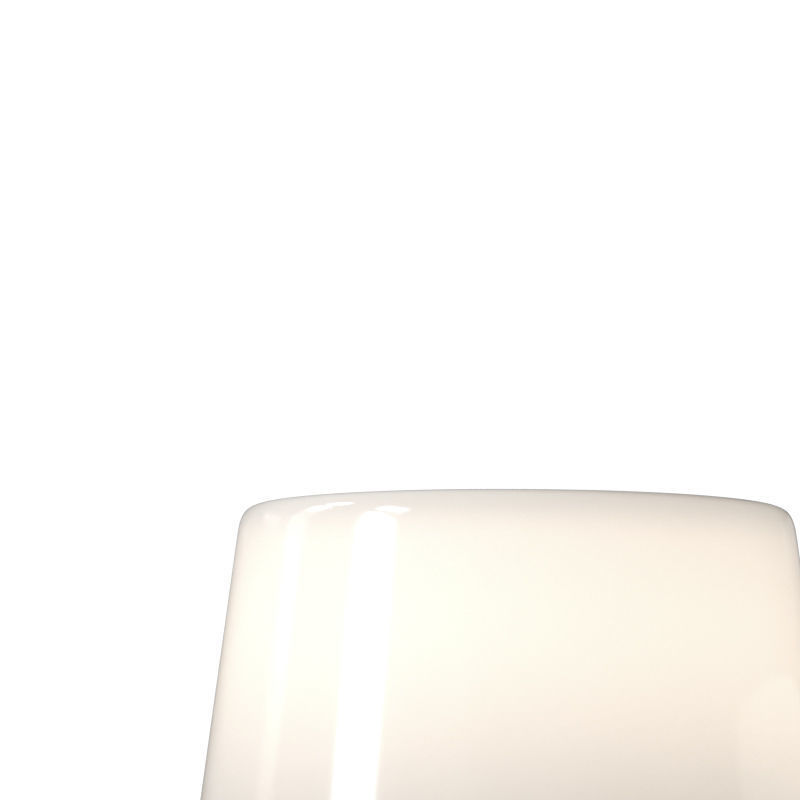 Cosy White Table Lamp 3D model_1