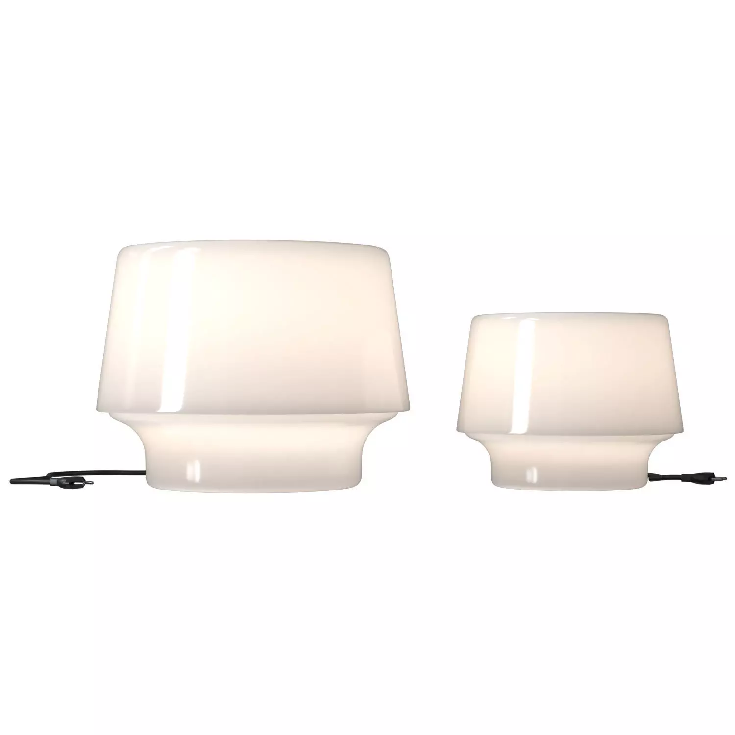 Cosy White Table Lamp 3D model_0