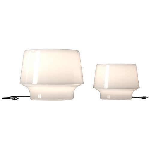 Cosy White Table Lamp 3D model