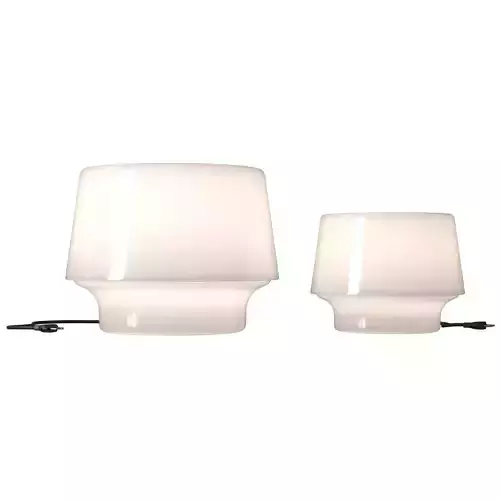 Cosy White Table Lamp 3D model
