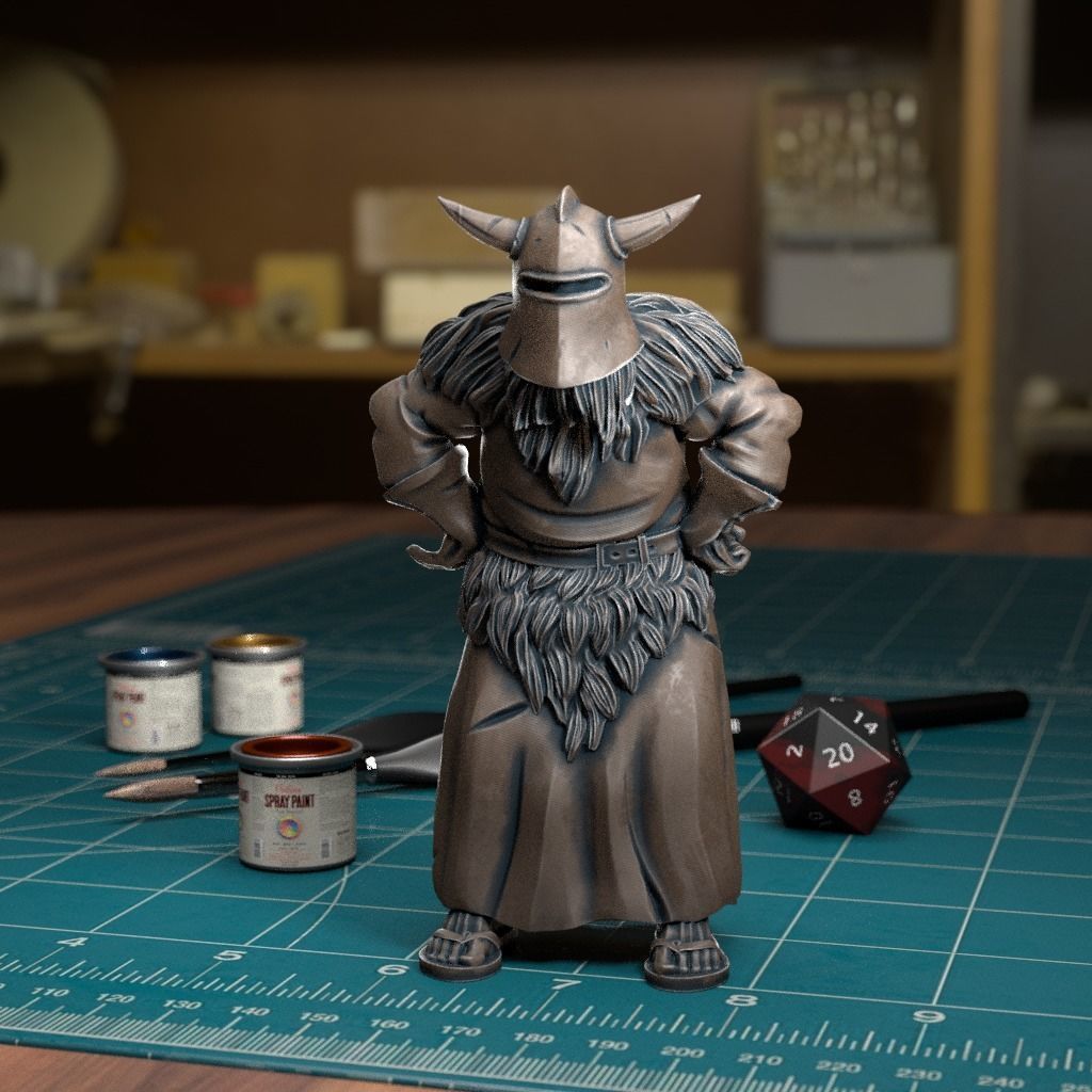 Knight Of Ni 02 - Pre-Supported 3D print model_1