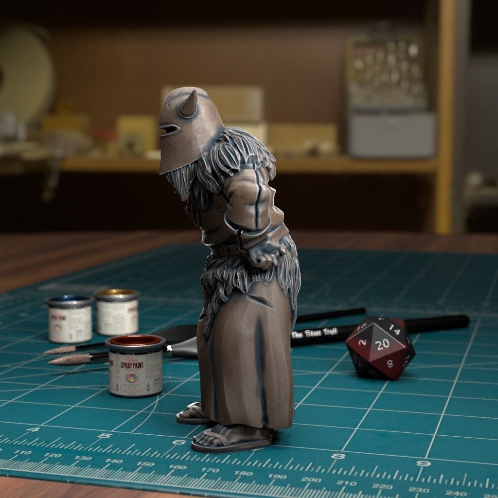 Knight Of Ni 02 - Pre-Supported 3D print model_4