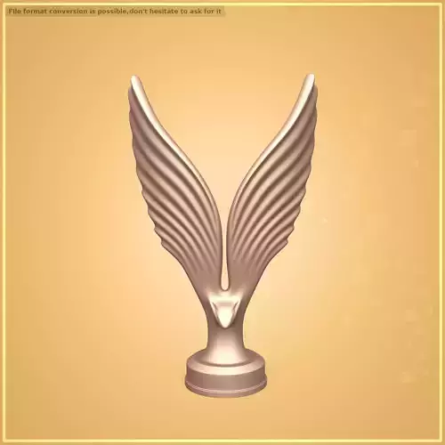Abstract Eagle Figurine - Ready for 3D Printing