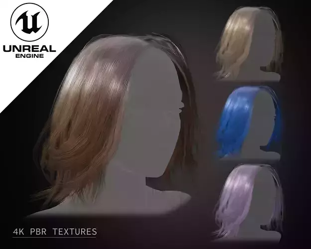 Hair002 unreal hair textures