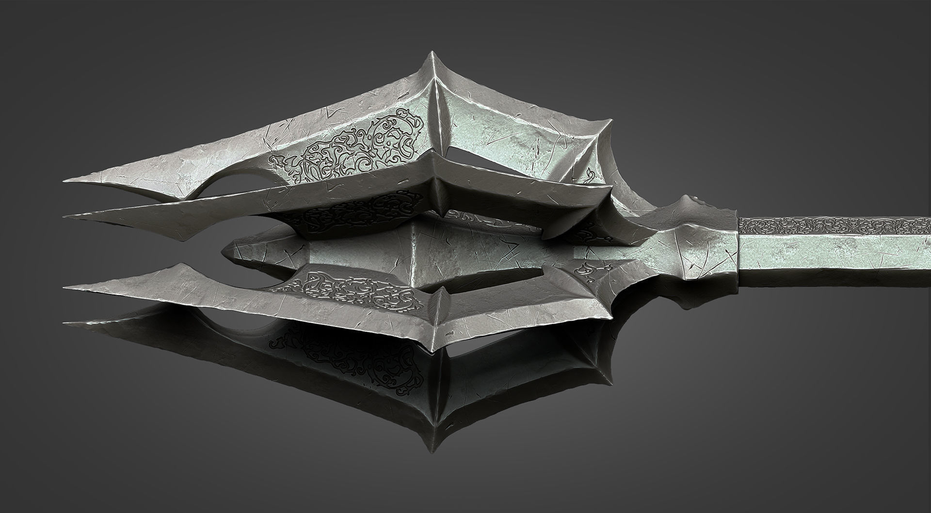 Mace of Sauron - Lord of the Rings 3D print model_2