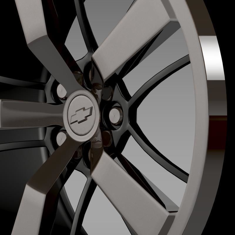 Chevrolet Camaro 2008 BlackConcept rim 3D model_4