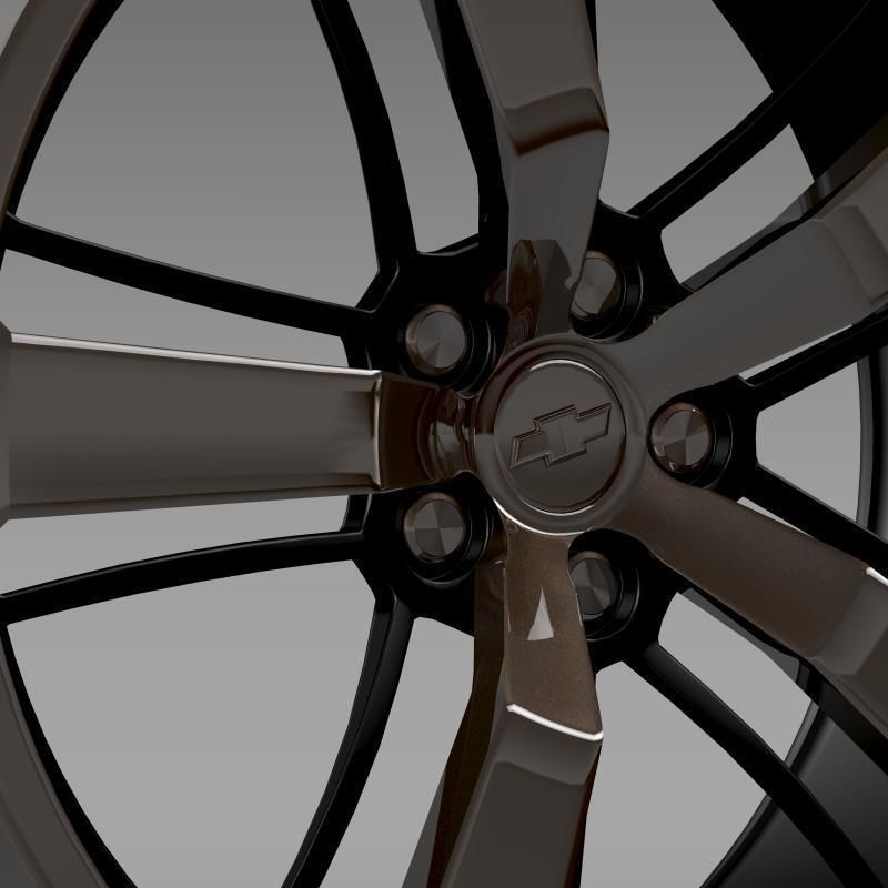 Chevrolet Camaro 2008 BlackConcept rim 3D model_3