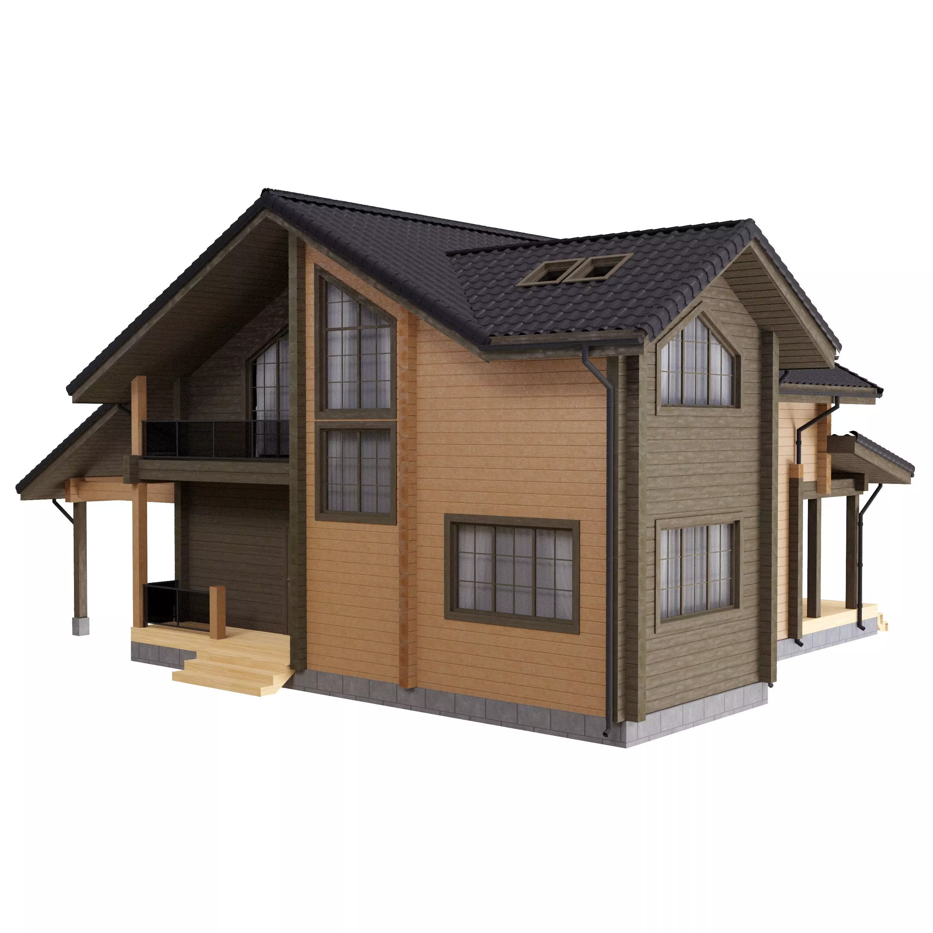 Individual house 3D model