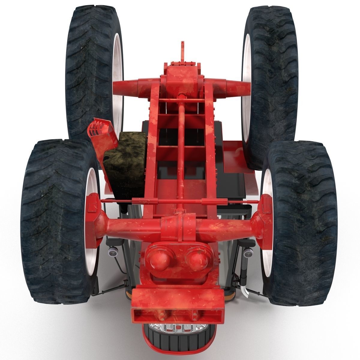 Tractor Generic Rigged 3D model_30