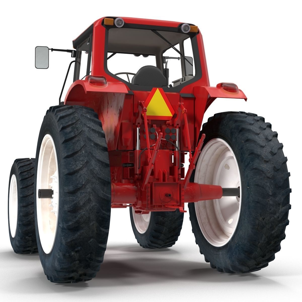 Tractor Generic Rigged 3D model_18