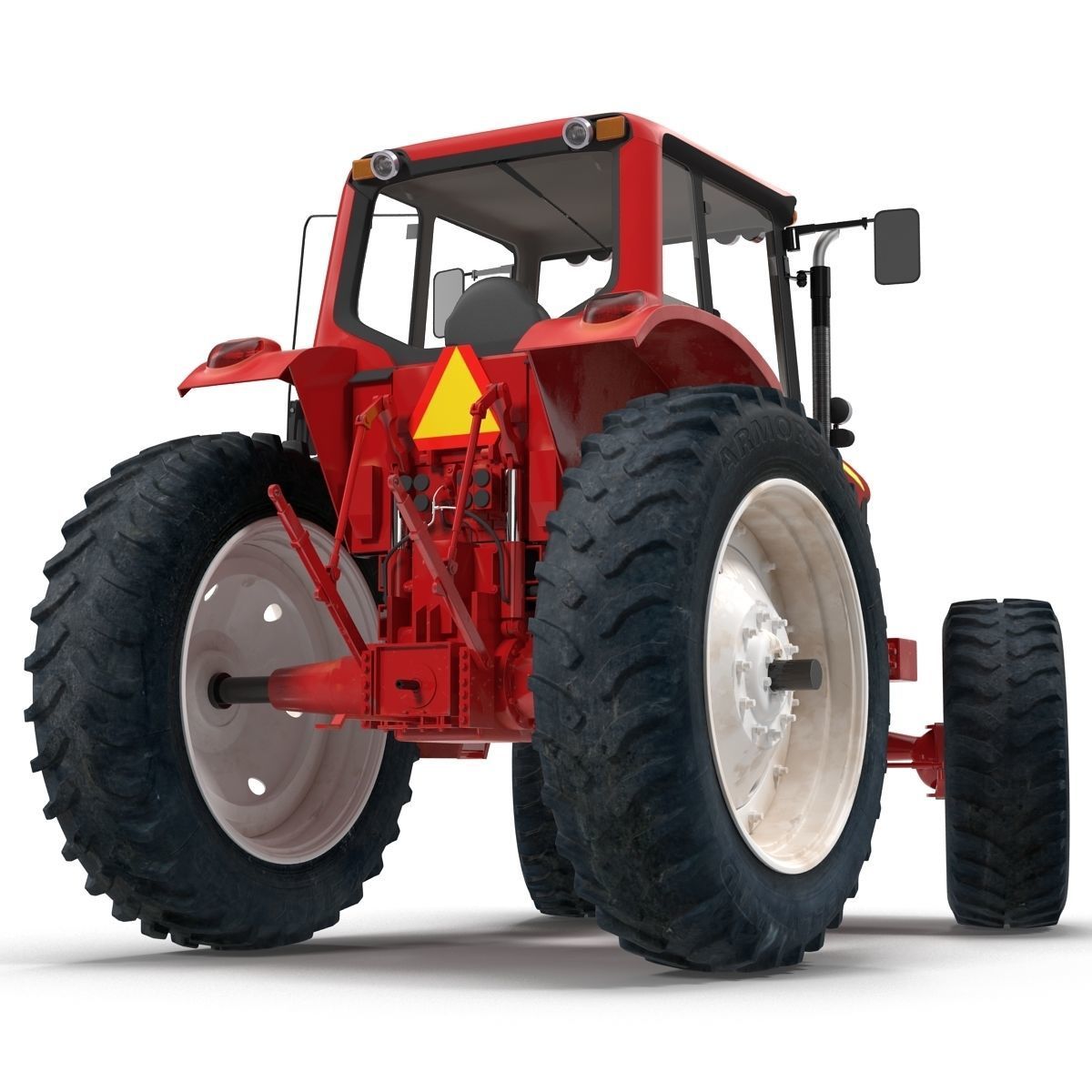 Tractor Generic Rigged 3D model_12