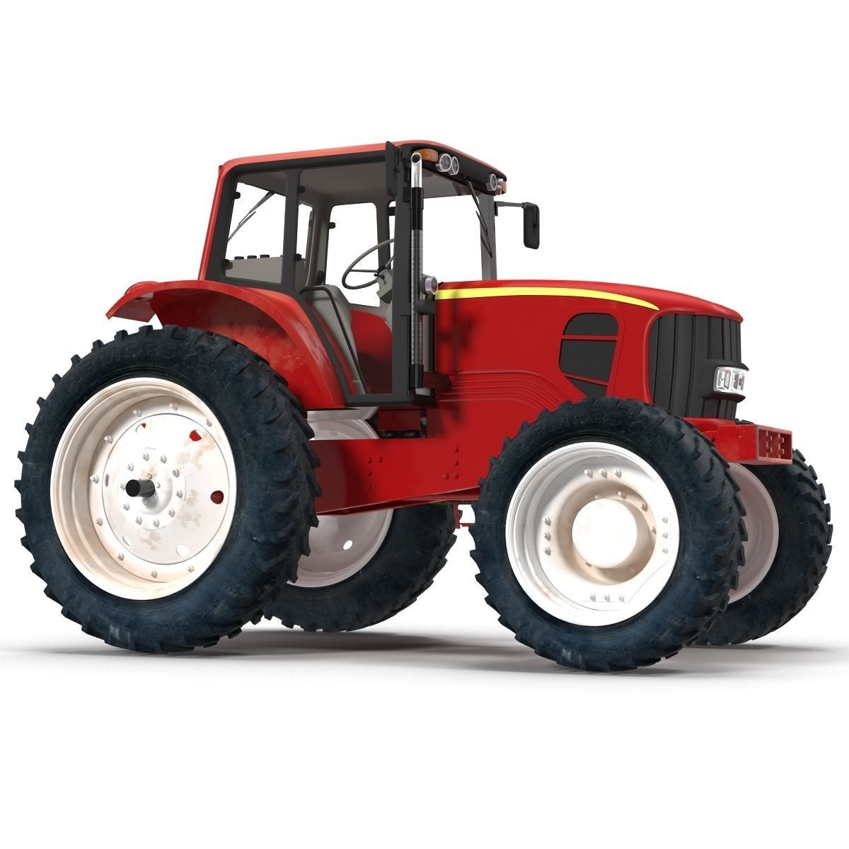 Tractor Generic Rigged 3D model_14