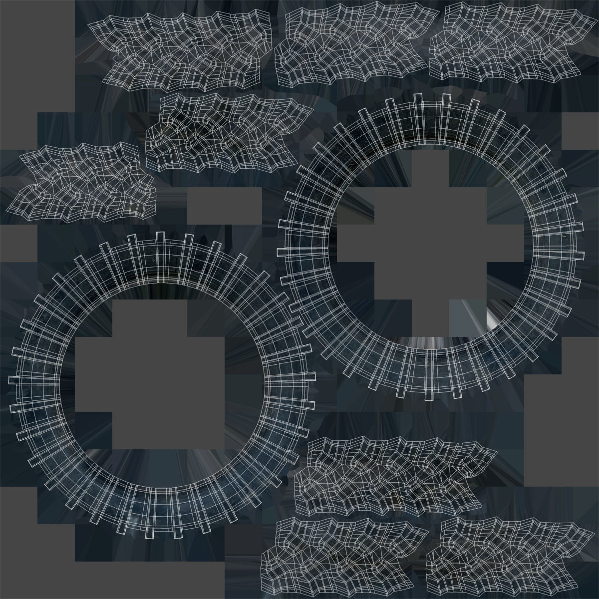 Tractor Generic Rigged 3D model_45