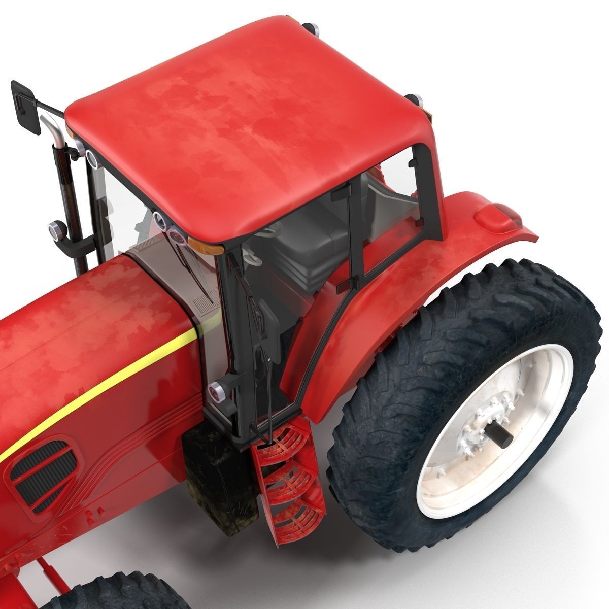 Tractor Generic Rigged 3D model_22