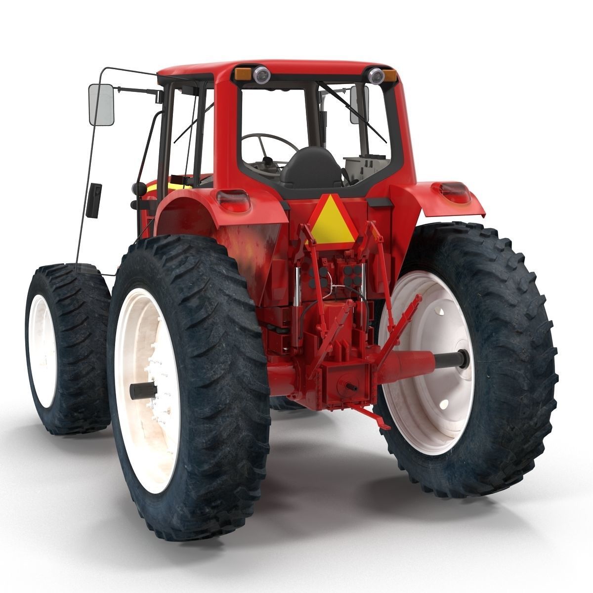 Tractor Generic Rigged 3D model_6