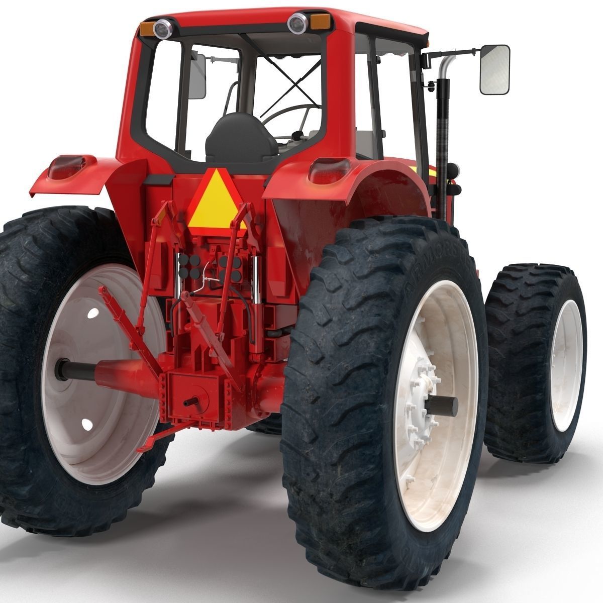 Tractor Generic Rigged 3D model_20