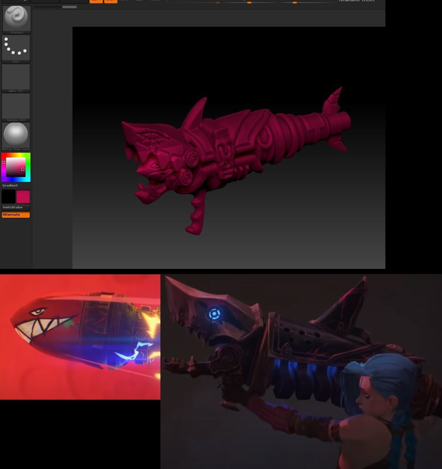 JeanNX FULL SET OF WEAPONs FOR COSPLAY 3D print model_3