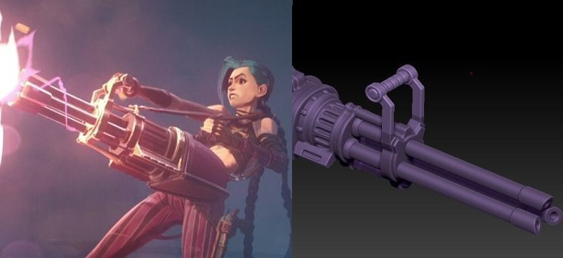 JeanNX FULL SET OF WEAPONs FOR COSPLAY 3D print model_4