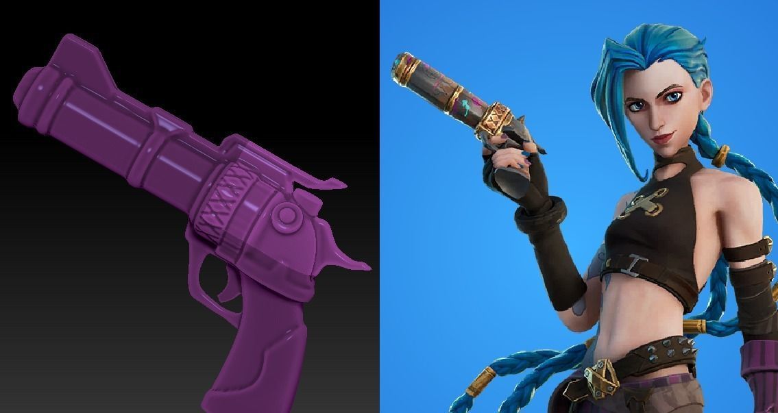 JeanNX FULL SET OF WEAPONs FOR COSPLAY 3D print model_9