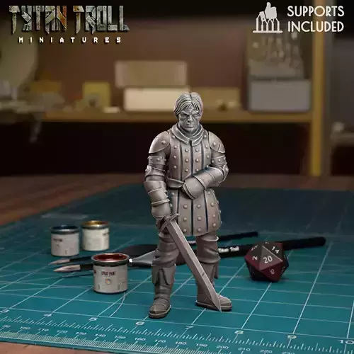 City Guard 05 - Pre-Supported 3D print model