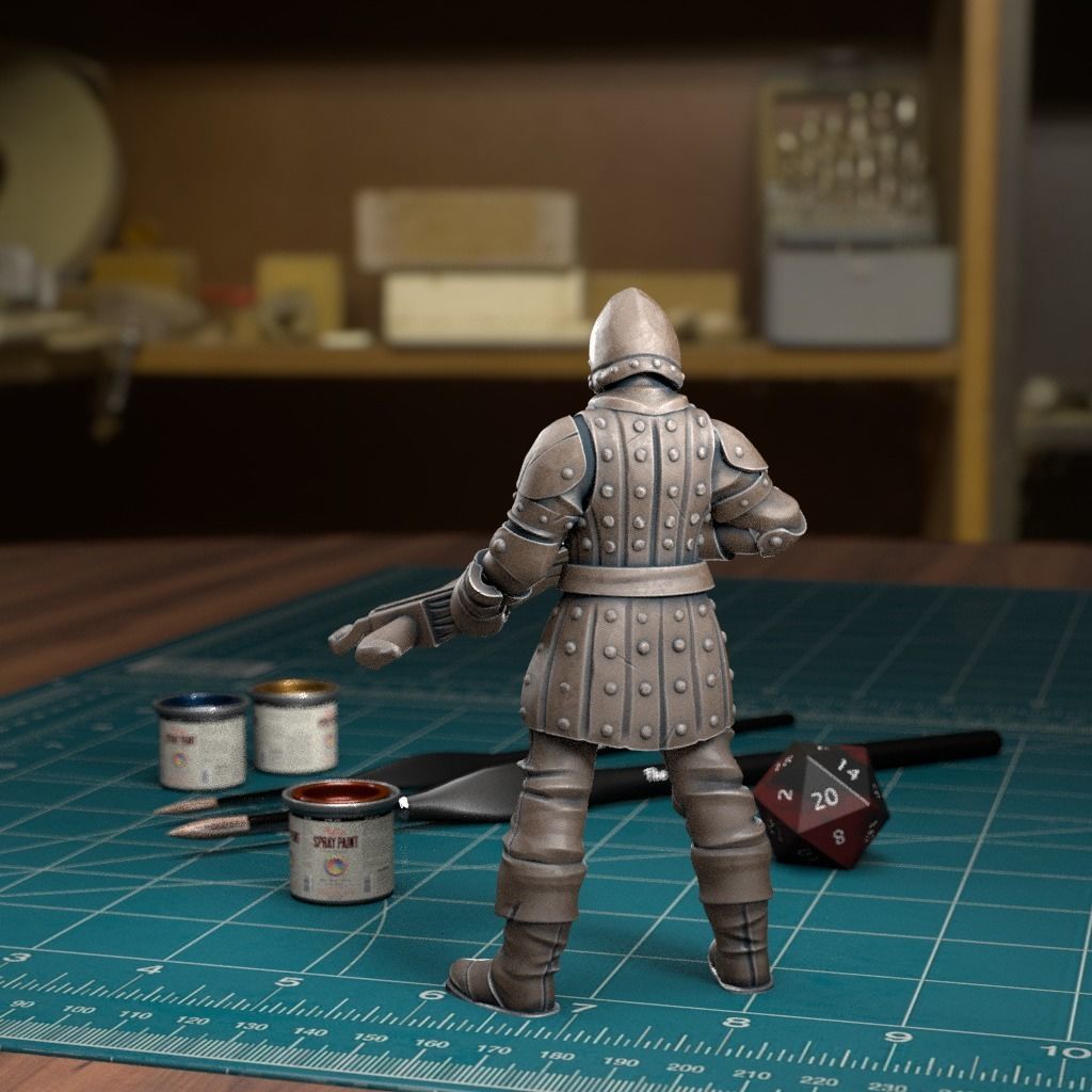 City Guard 07 -Pre-Supported 3D print model_3