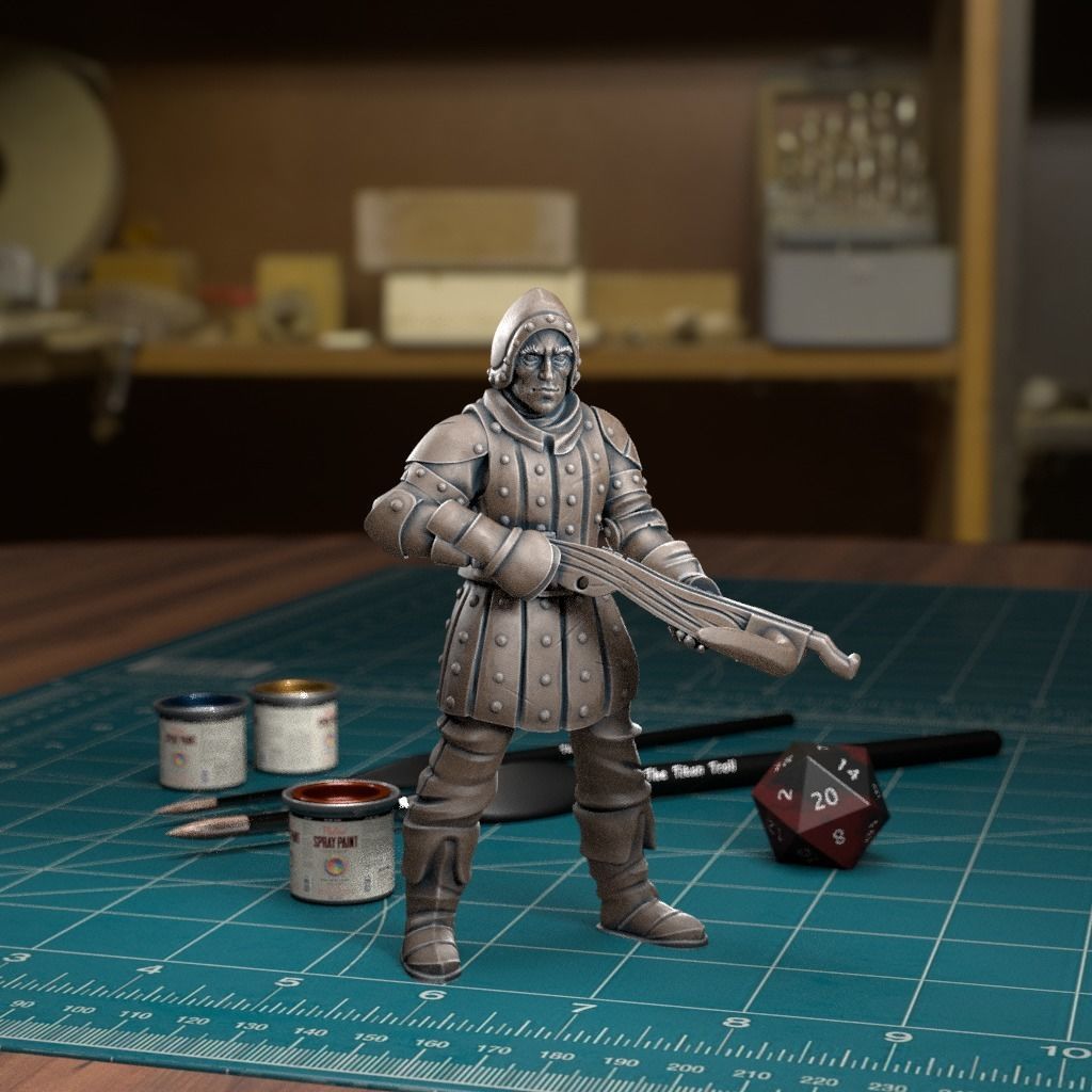 City Guard 07 -Pre-Supported 3D print model_1