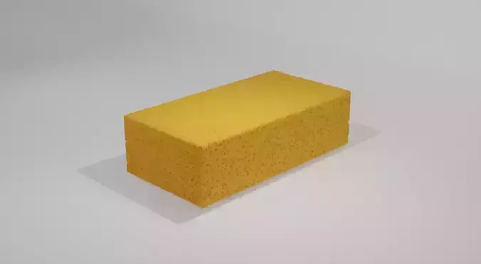 Yellow Sponge 3D model