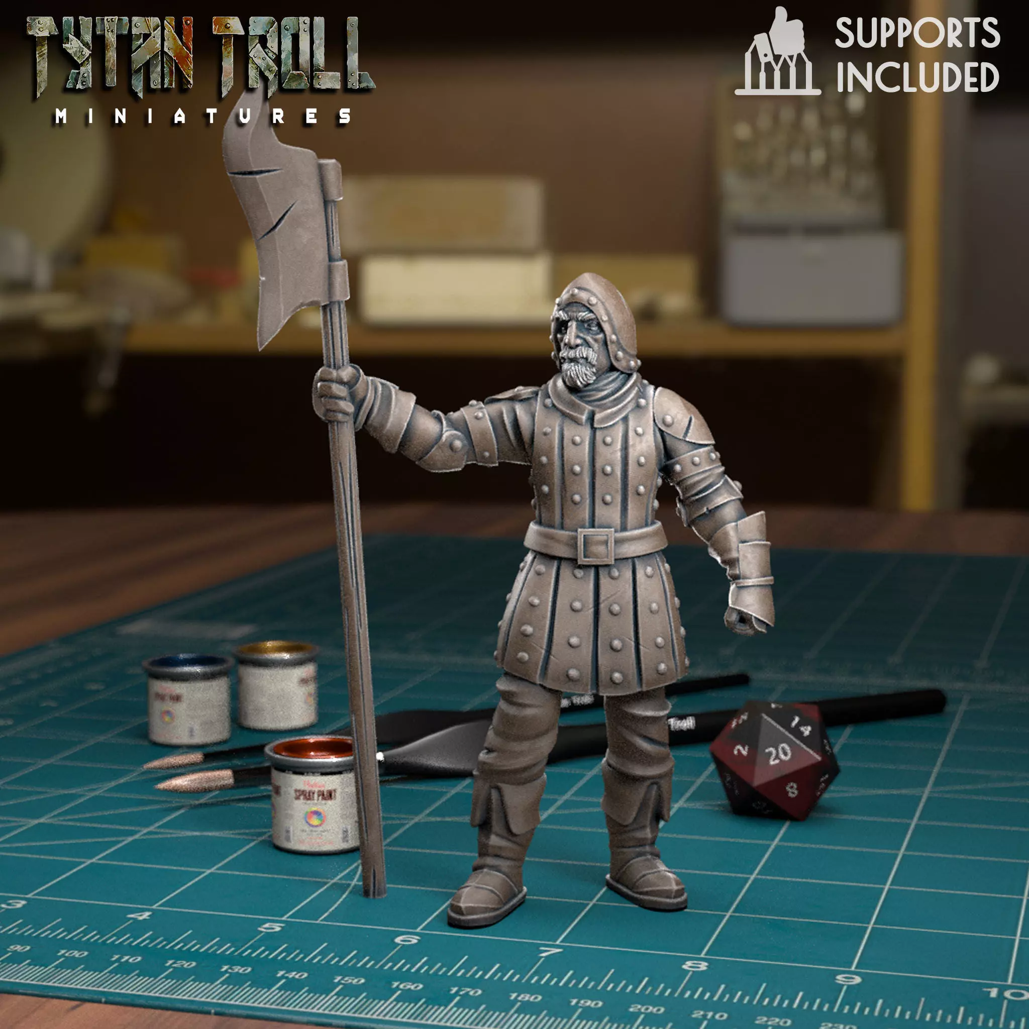 City Guard 09 - Pre-Supported 3D print model_0