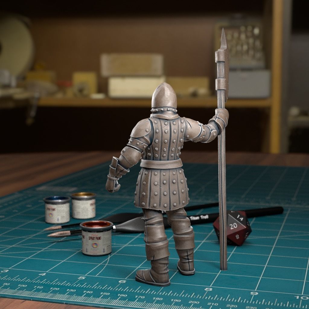 City Guard 09 - Pre-Supported 3D print model_3