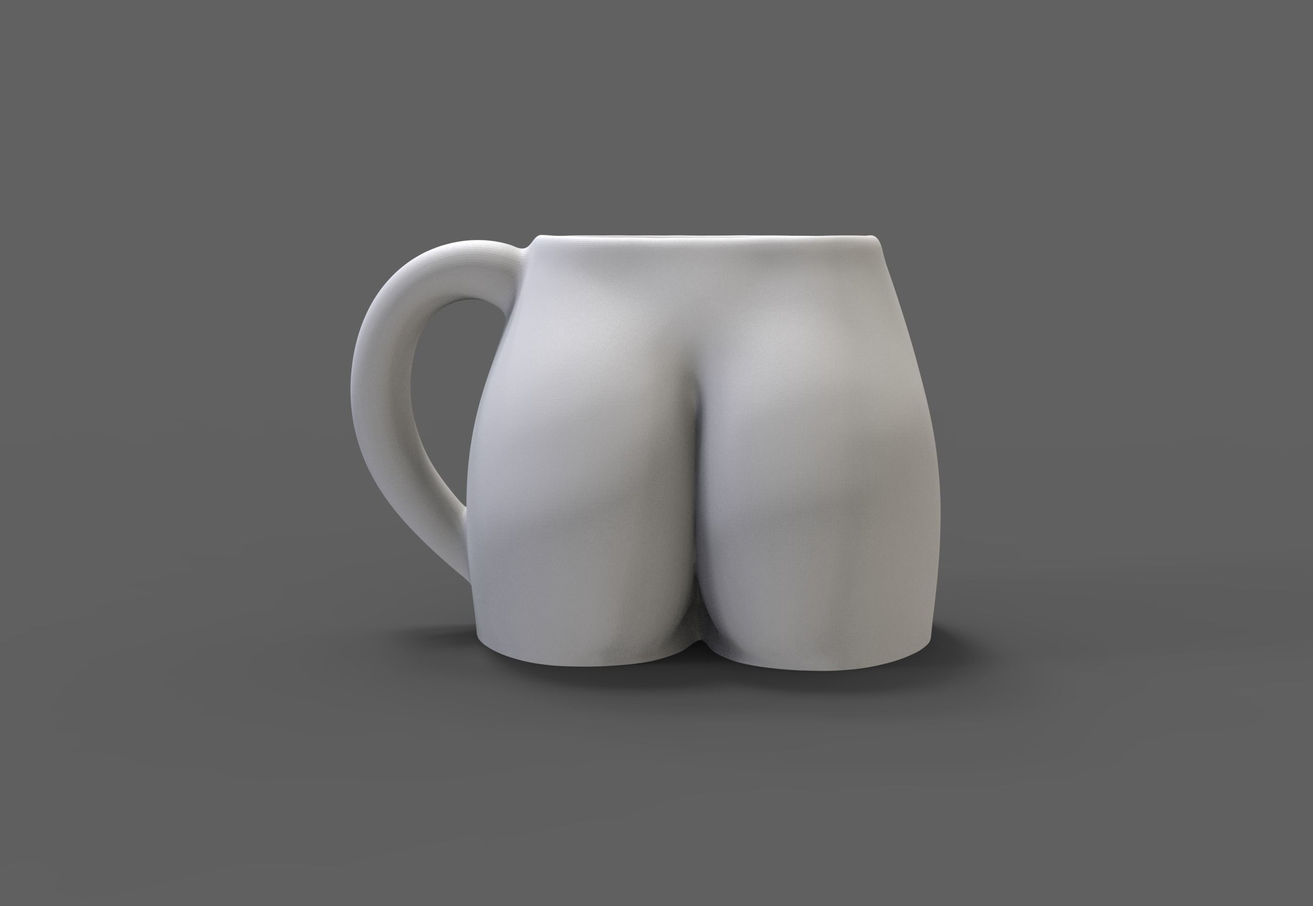 Female body coffee cup 3D print model_12
