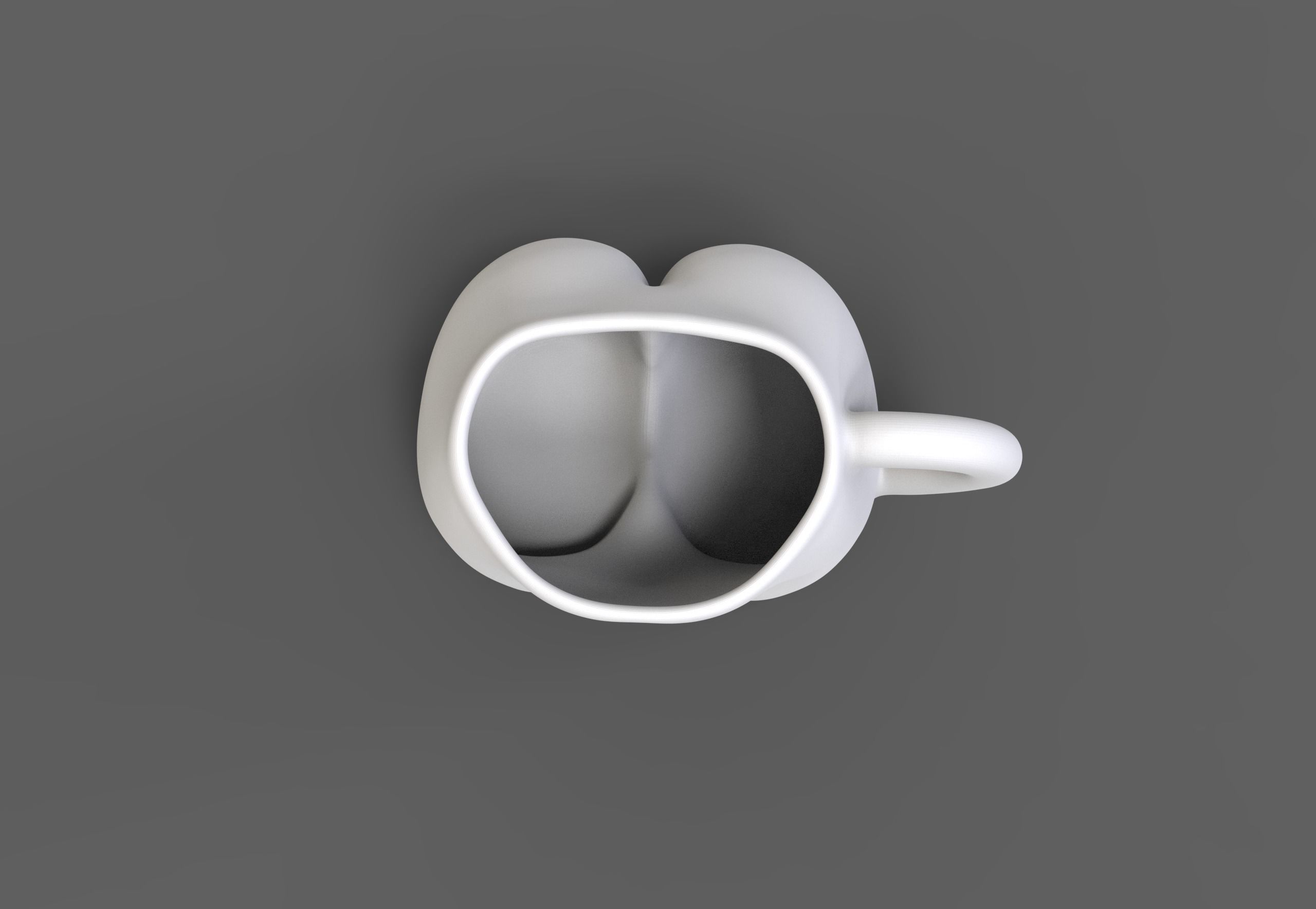 Female body coffee cup 3D print model_2