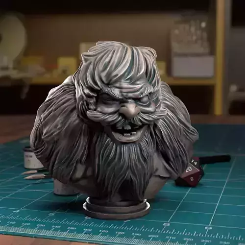 Bridge Keeper Bust- Pre-Supported