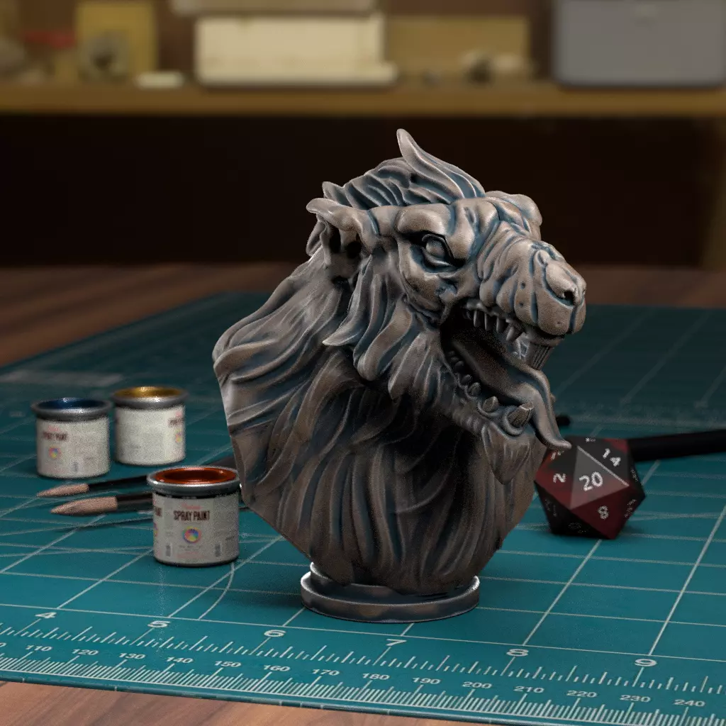 Ratman Bust - Pre-Supported 3D print model
