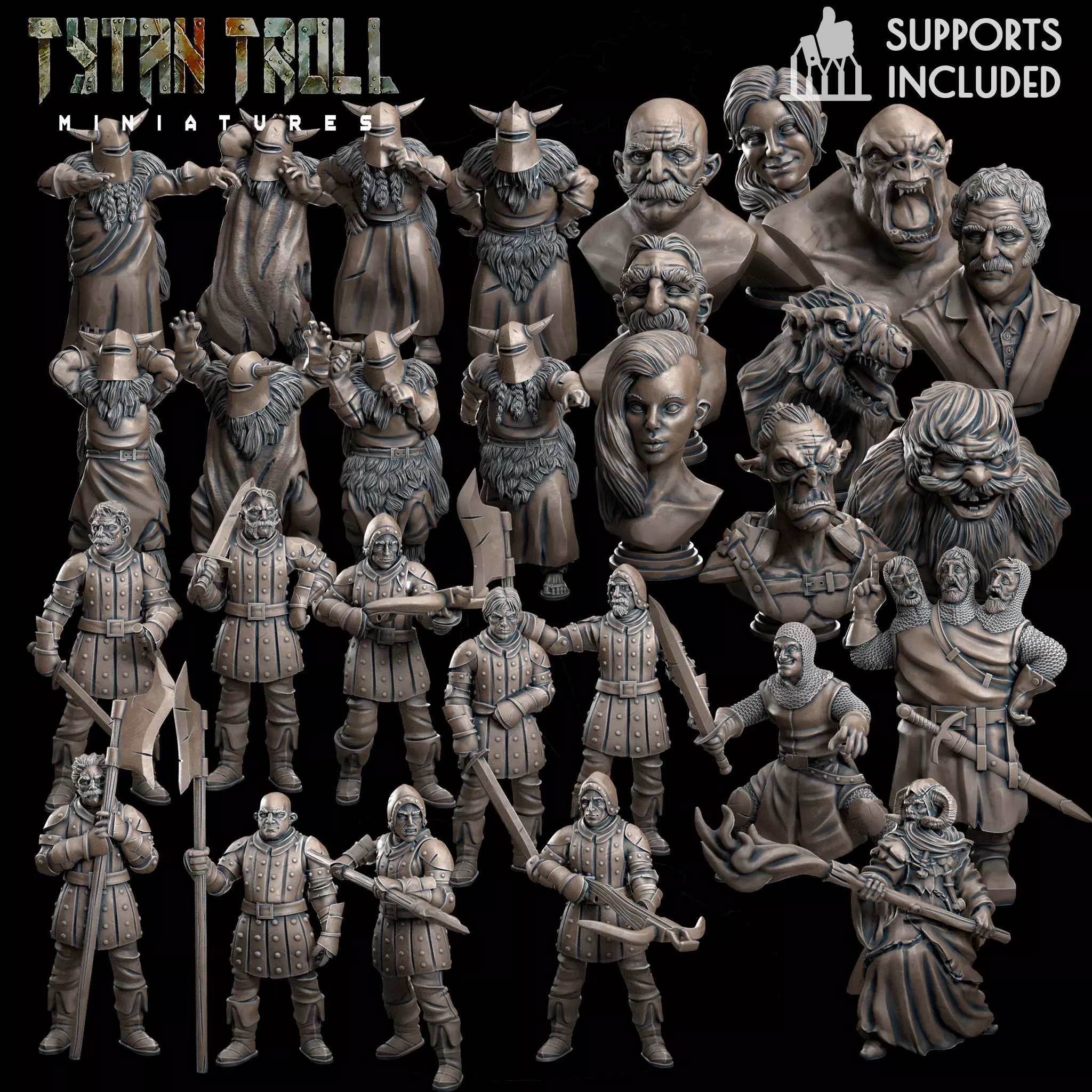 January Pack  - Pre-Supported 3D print model_0
