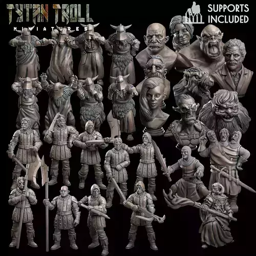 January Pack  - Pre-Supported 3D print model